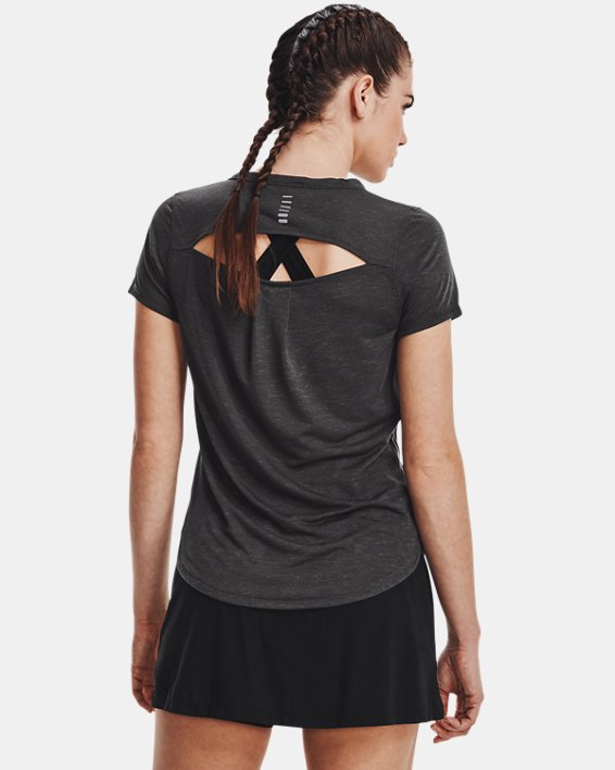 T-shirt UA Breeze 2.0 Trail pour femme, Gray, pdpMainDesktop image number 1